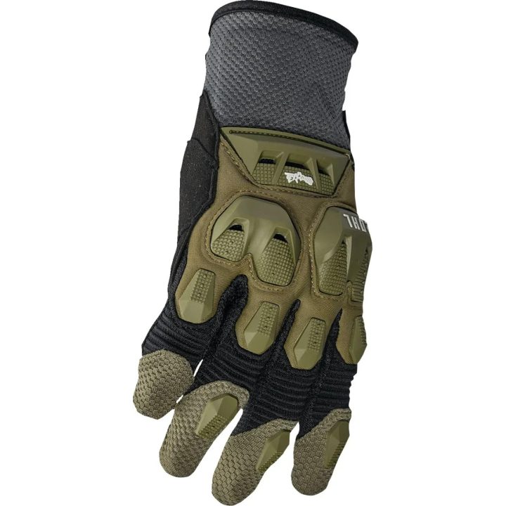 Terrain Gloves — Size M, Charcoal, Black, Army Green