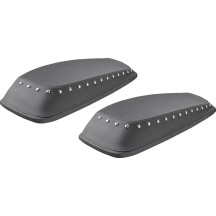 Bagger Lid Cover — Left/Right, Black, Pair