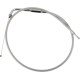 Cable de acelerador trenzado de acero inoxidable — 76 cm (30\"), codo 90°