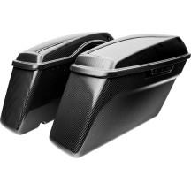 Saddlebag Bottoms — Black Gloss, Bolt-On