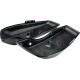 Saddlebag Lids — Black, Bolt-on, Pair