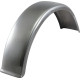 Guardabarros trasero plano de 6" — 6" ancho, 41" contorno, montaje trasero