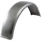 Guardabarros trasero plano de 6" — 6" ancho, 41" contorno, montaje trasero