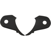 Range Helmet Side Plates — One Size, Black Matte, Fits Range