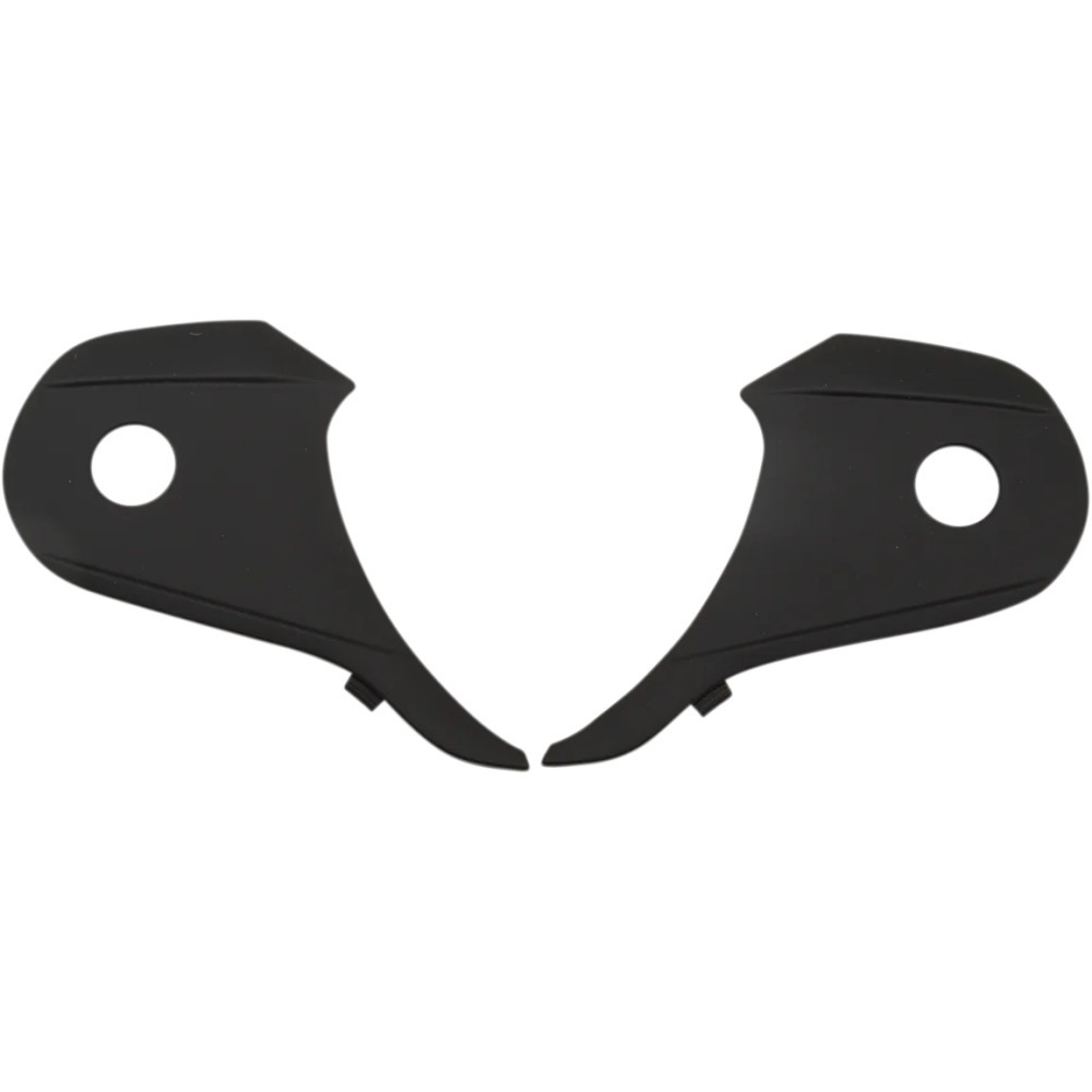 Range Helmet Side Plates — One Size, Black Matte, Fits Range