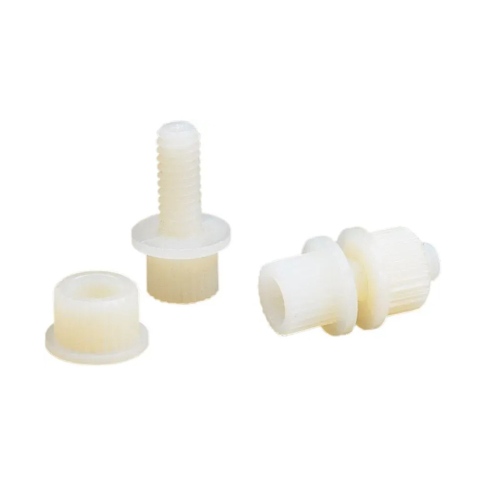 Nylon License Plate Fasteners — 100 pack, white