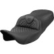Dragon Scale Stitch RoadSofa™ Seat — Black, Driver 39.5 cm (15-1/2"), Overall 78.74 cm (31"), 5.5" lumbar