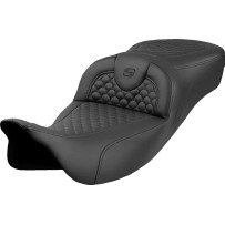 Dragon Scale Stitch Roadsofa™ Seat — Black, 31" overall, 2-Up