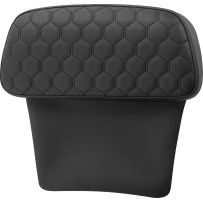Honeycomb Chopped Tour Pak Pad — fits H-D Touring models, black
