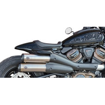Grand National Slip-On Mufflers — 4" OD, Brushed stainless