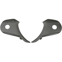 Range Helmet Side Plates — Fits Range, Silver