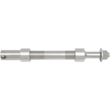 Kit de eje delantero — 25,4 mm (1") eje, 29,1 cm (11,46") longitud, delantero, cromo