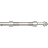 Front Axle Kit — 25.4 mm (1") axle, 29.1 cm (11.46") length, front, chrome