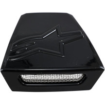 Marco de ventilación trasero Supertech M8/Supertech M10 — Talla única, Negro brillo