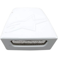 Marco trasero de ventilación para casco Supertech M8/Supertech M10 — Talla única, Compatible con Supertech M8 y M10, Blanco bril