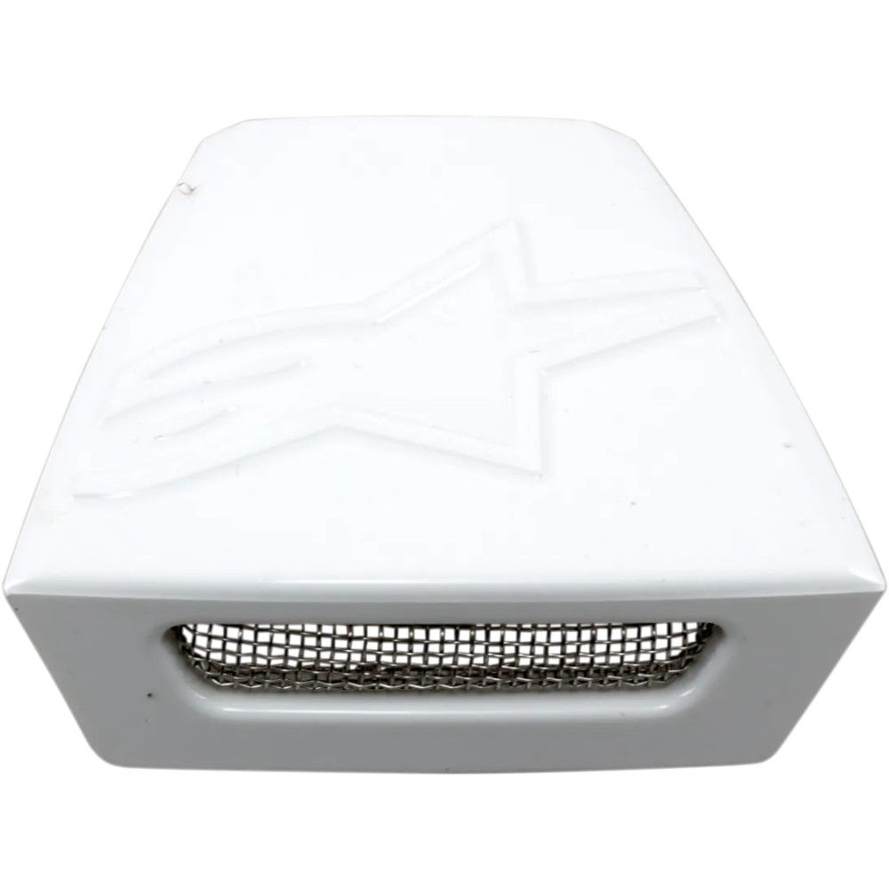 Marco trasero de ventilación para casco Supertech M8/Supertech M10 — Talla única, Compatible con Supertech M8 y M10, Blanco bril
