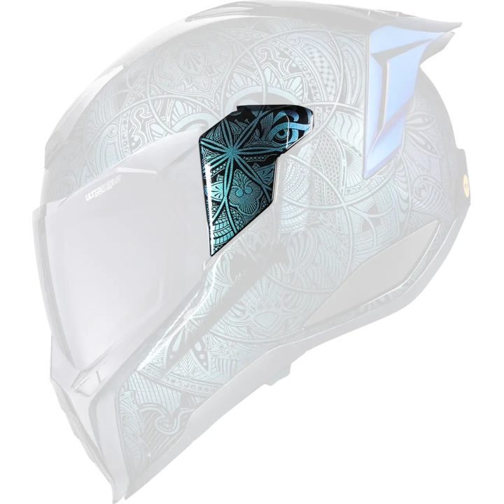 Ultraflite™ Helmet Side Plates — Fits Ultraflite, Blue, One Size