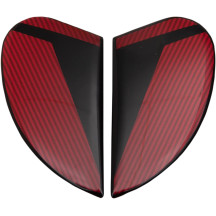 Placas laterales Airform™ para casco — Rojo, talla única
