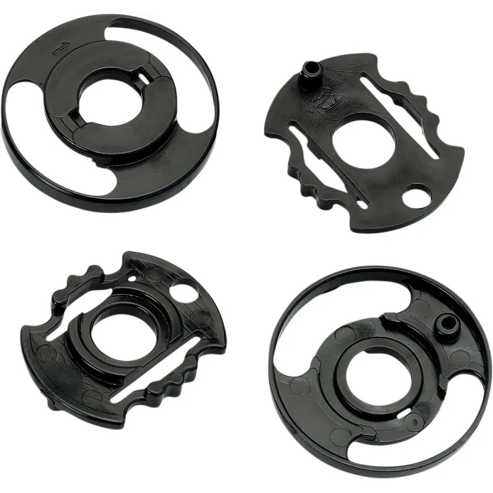 Kit de base para visor de casco Gringo S/Lane Splitter (juego) — Compatible con Gringo S, Lane Splitter Gen 2, Talla única, Negr