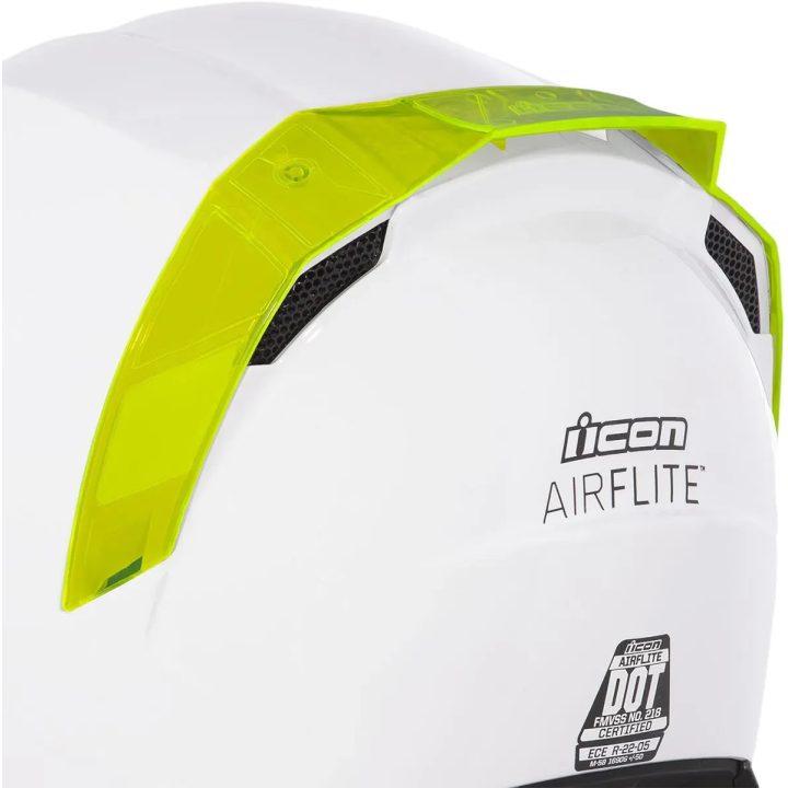 Airflite™ Helmet Rear Spoiler — One Size, Fits Airflite™, Green