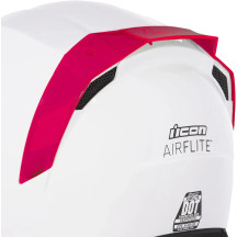 Alerón trasero para casco Airflite™ — Talla única, Rojo Dayglo