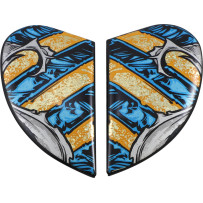 Placas laterales para casco Airform™ — Compatible con Airform™, dorado, talla única