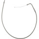 Cable trenzado de acelerador de acero inoxidable — 82,5 cm (32-1/2") carcasa, 12,7 cm (5") recorrido, codo 90°, acoplamiento roscado