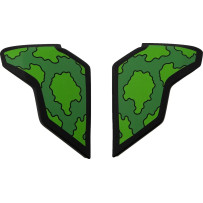 Placas laterales Airflite™ para casco — Compatible con Airflite™, verde