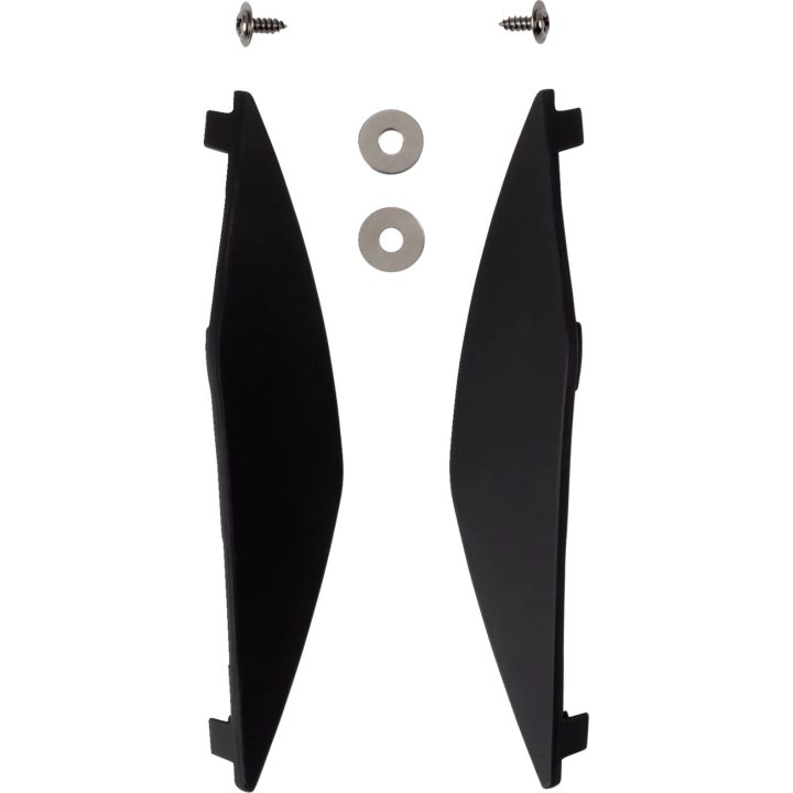 Domain™ Helmet Side Covers — One Size, Black Matte