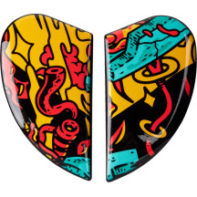 Placas laterales para casco Airform™ — Compatible con Airform™, Talla única, Negro, Azul, Rojo, Amarillo, Turquesa