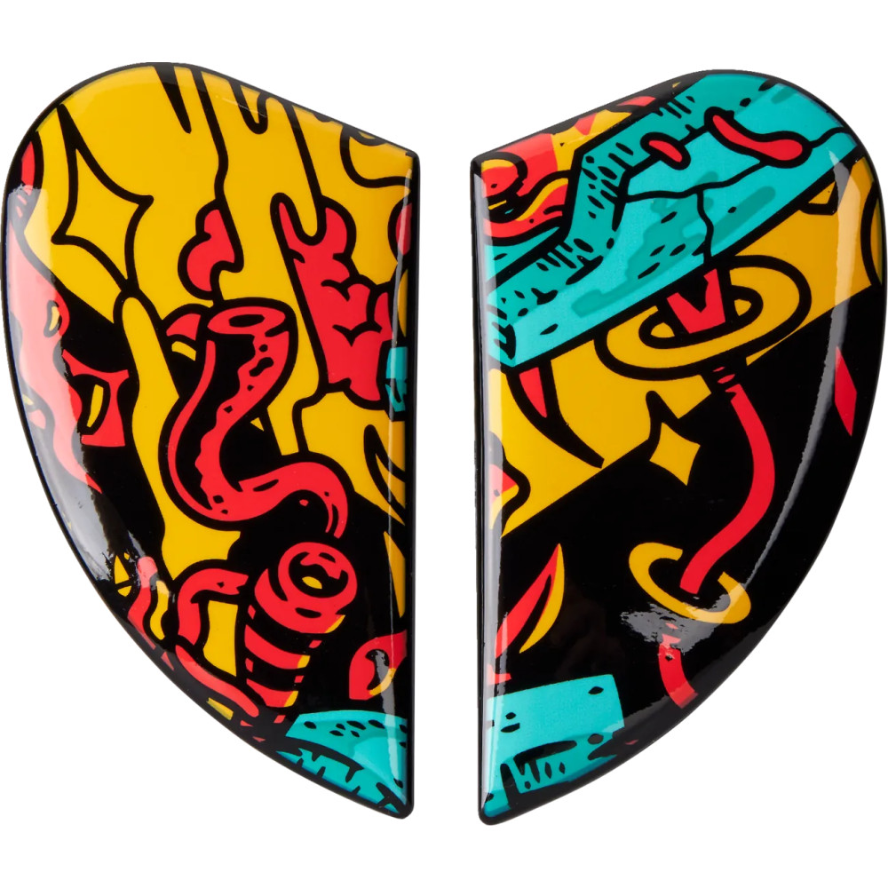 Placas laterales para casco Airform™ — Compatible con Airform™, Talla única, Negro, Azul, Rojo, Amarillo, Turquesa