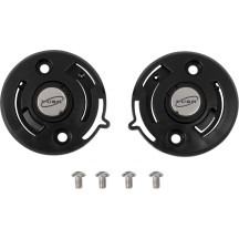 Kit de pivote para casco Range 2.0 / Nemesis — Compatible con Range 2.0, Nemesis, Talla única, Negro