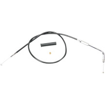 Black Vinyl Throttle/Idle Cable — 70 cm (27-1/2"), 94 mm (3-11/16")