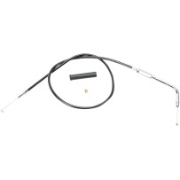 Black Vinyl Throttle/Idle Cable — 70 cm (27-1/2"), 94 mm (3-11/16")