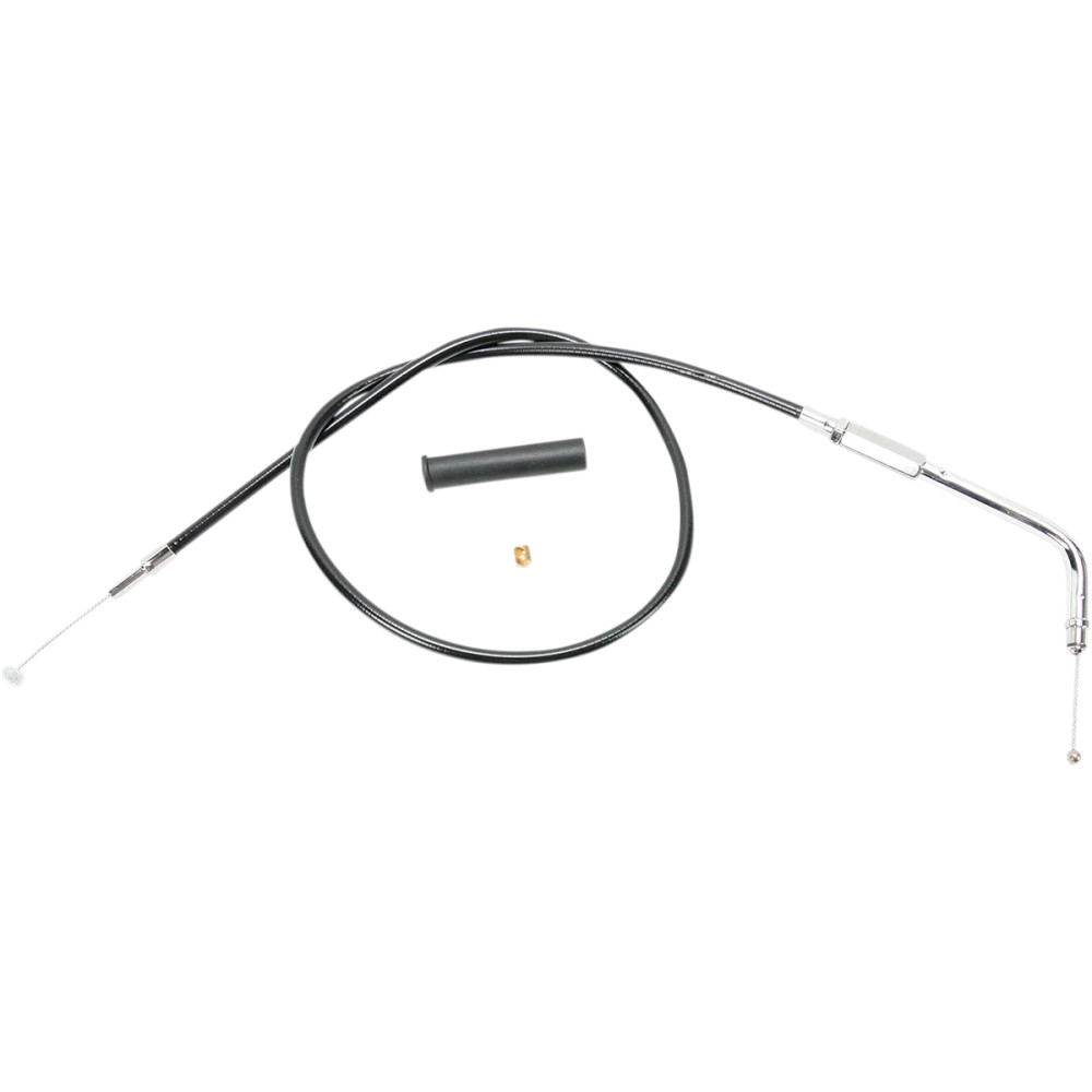 Black Vinyl Throttle/Idle Cable — 70 cm (27-1/2"), 94 mm (3-11/16")