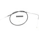Cable de vinilo negro — 72,5 cm (28-1/2") carcasa, 12,7 cm (5") recorrido, codo 90°, acelerador