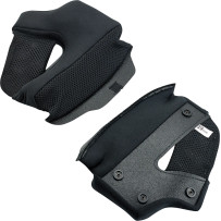 Lane Splitter Helmet Cheek Pads — 38 mm, Adult, Black