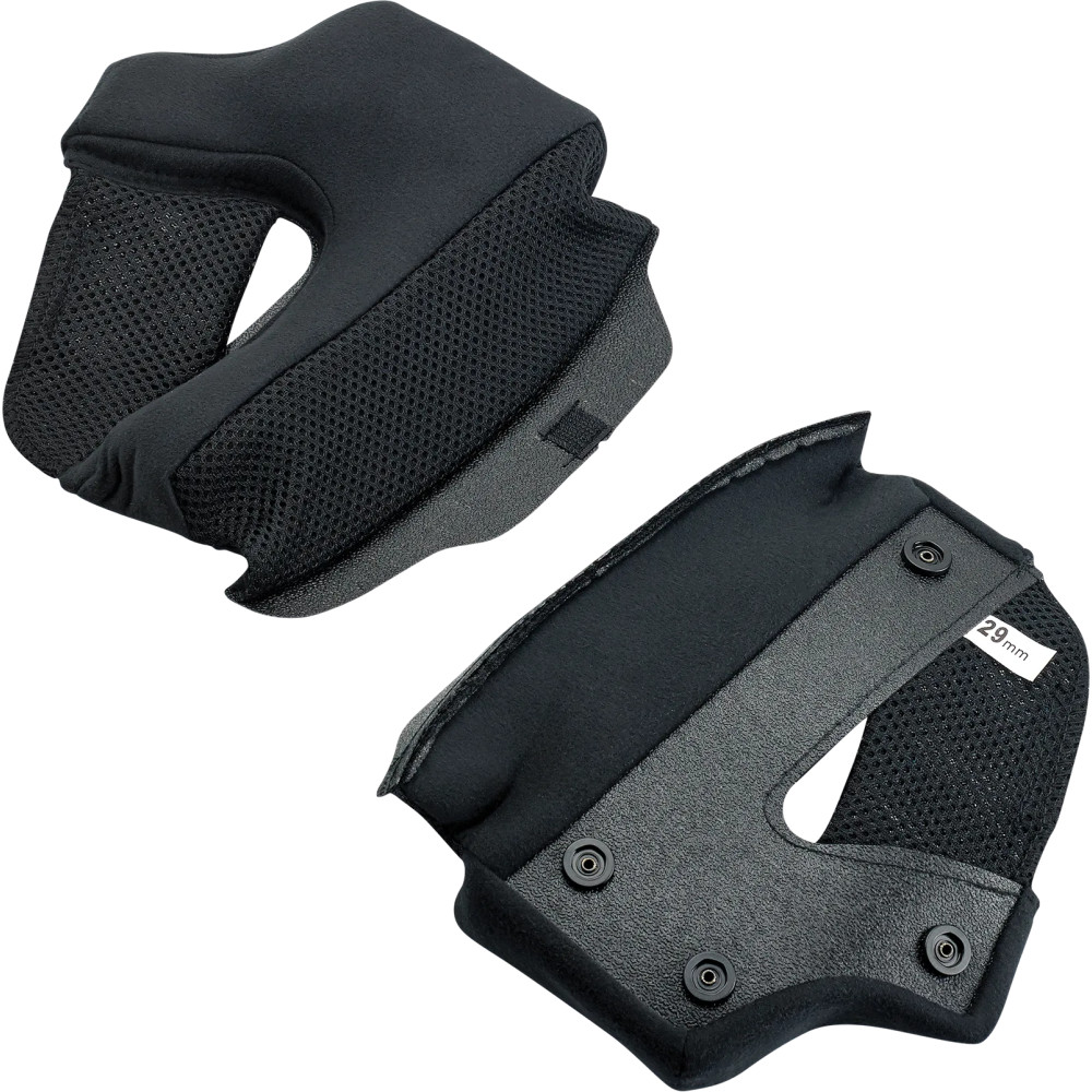 Lane Splitter Helmet Cheek Pads — 38 mm, Adult, Black