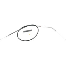Black Vinyl Throttle/Idle Cable — 73 cm (28-3/4"), travel 13 cm (5-1/8"), 45° elbow