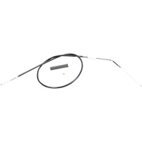 Black Vinyl Throttle/Idle Cable — 73 cm (28-3/4"), travel 13 cm (5-1/8"), 45° elbow