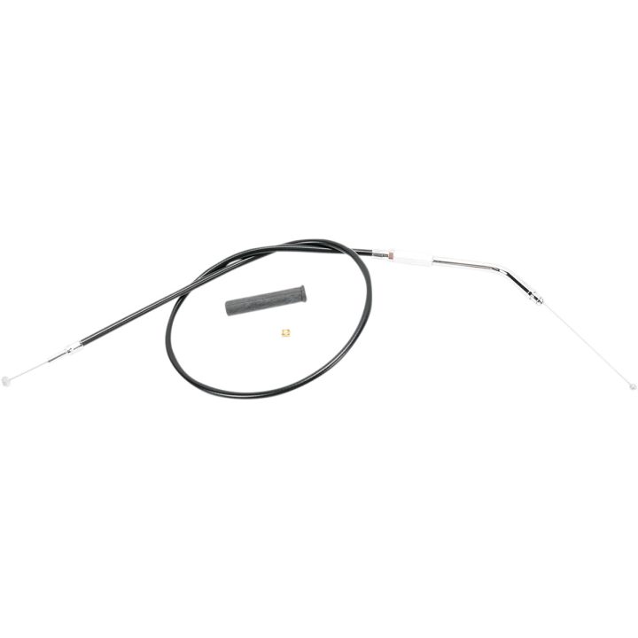Cable de vinilo negro — Acelerador, 80,5 cm (31-3/4"), codo 45°
