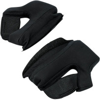 Gringo/Gringo S Helmet Cheek Pads — Fits Gringo, Gringo S, 24 mm thickness, Black