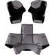 Domain™ Helmet Liner and Cheek Pads Set — Domain™, XS, Gray