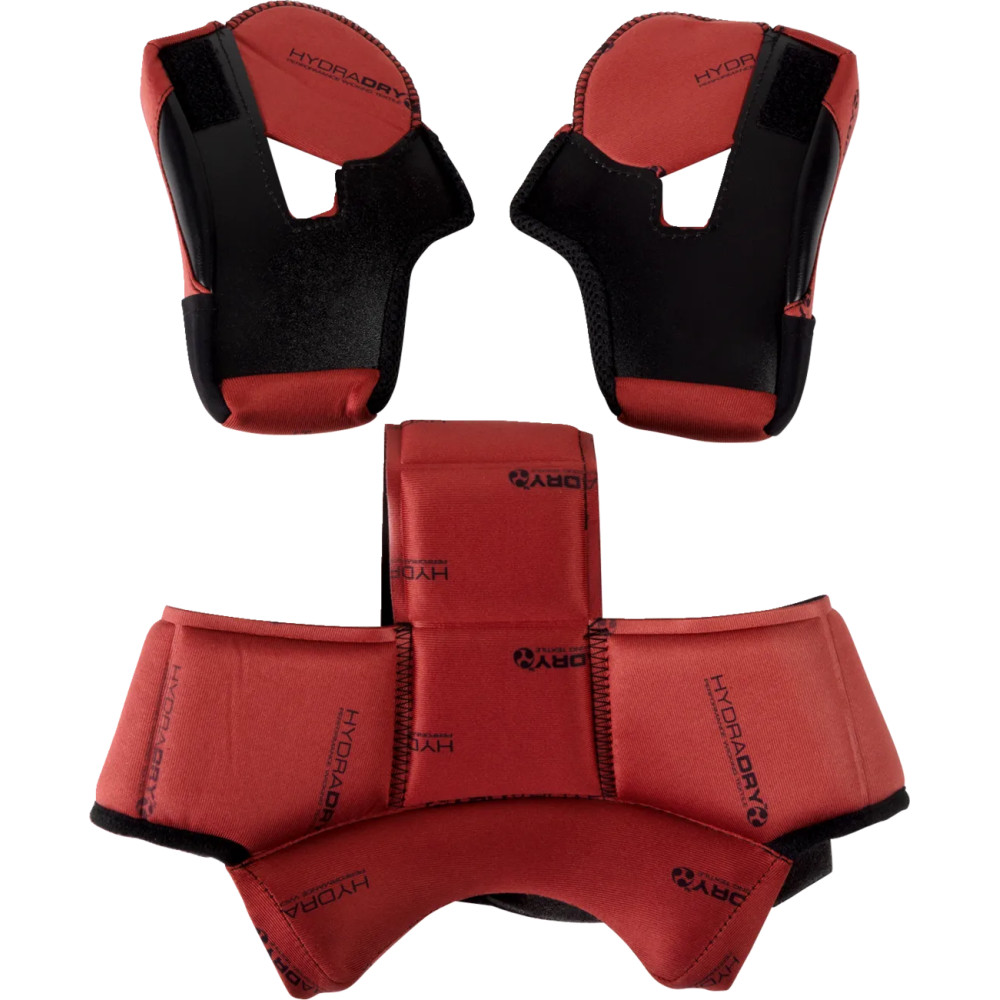 Set de Forro y Almohadillas de Mejilla para Casco Domain™ — XS, rojo