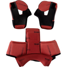 Set de forro y almohadillas para mejillas Domain™ — Talla S, Rojo