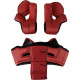 Domain™ Helmet Liner and Cheek Pads Set — M, Red