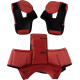 Domain™ Helmet Liner and Cheek Pads Set — 2XL, Red