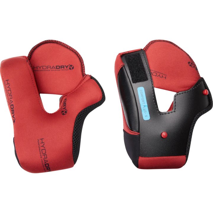 Domain™ Helmet Cheek Pads — Size L, Red