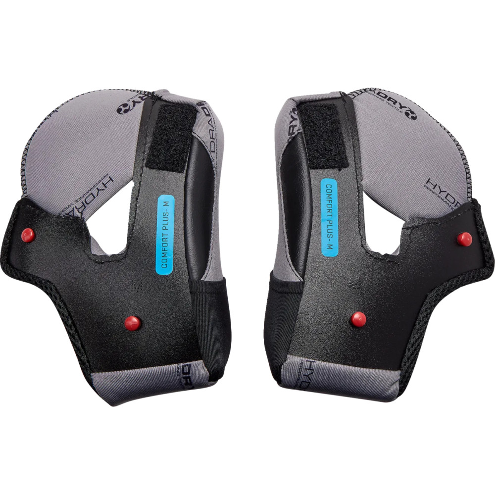 Domain™ Helmet Cheek Pads — Size M, Fits Domain™, Gray