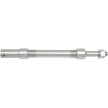 Front Axle Kit — 25.4 mm (1") axle, 32.6 cm (12.835") length, Chrome